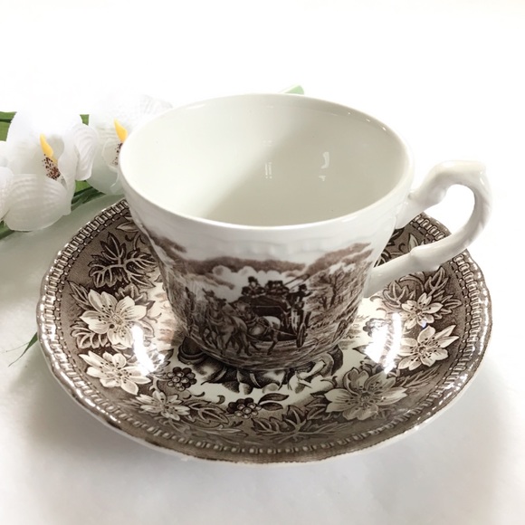 Royal Tudor Ware Kitchen Vintage Tea Cup Saucer Set Made In